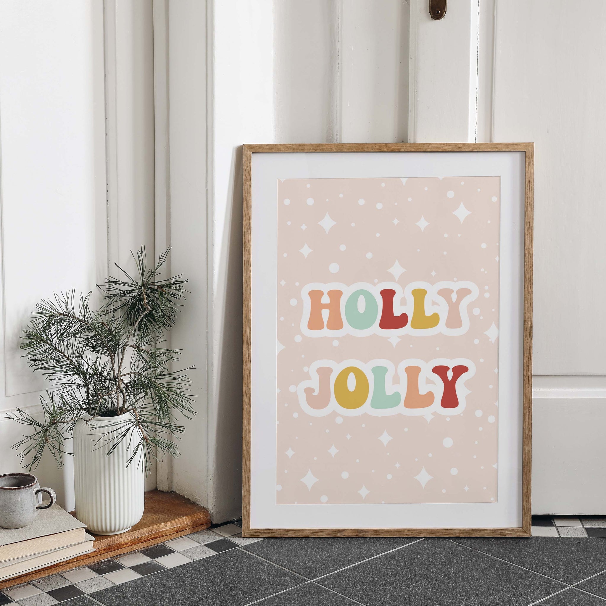 Holly Jolly Christmas 8x10 Art Print