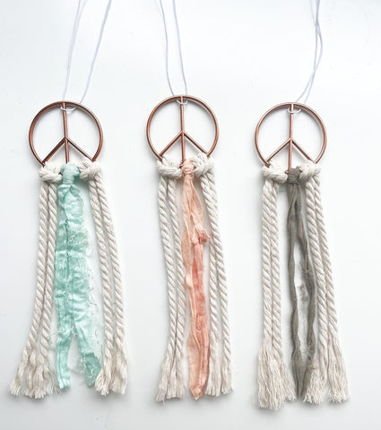 Mini Peace Dream Catchers