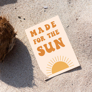 Made for the Sun Postcard
