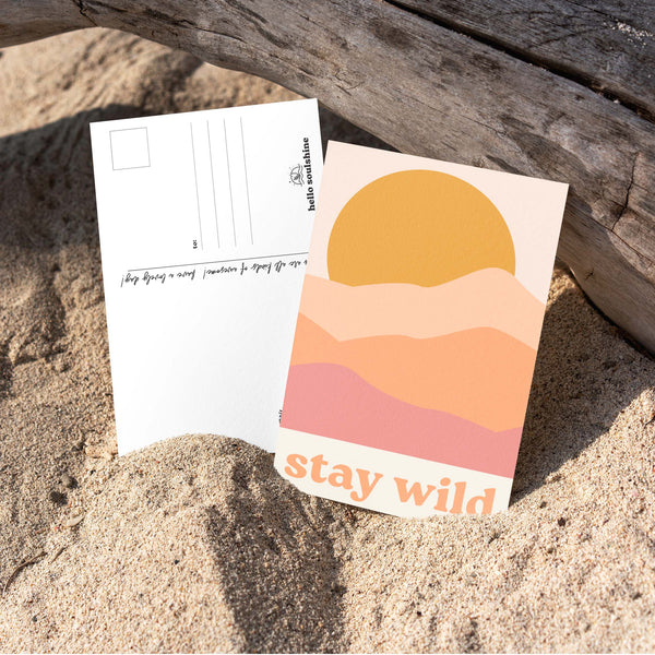 Stay Wild Postcard