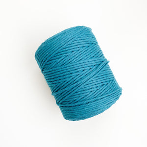 Large Roll of Teal Macrame Cord