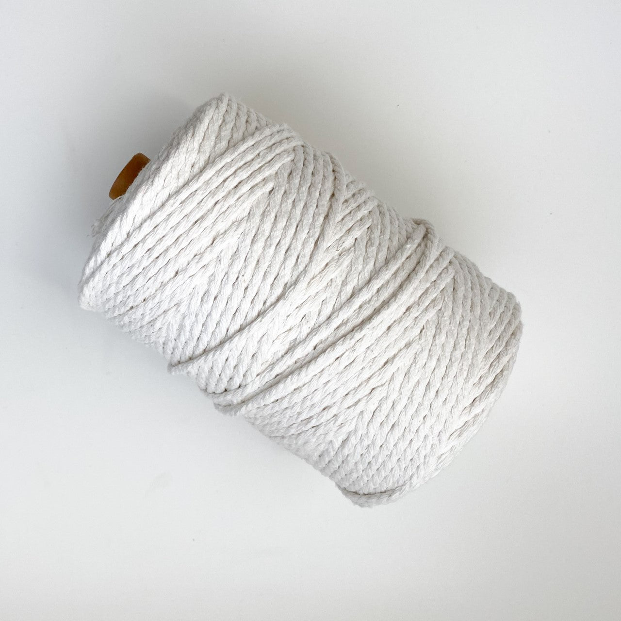 Large Part Roll of Snow White Macrame Cord